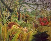 Henri Rousseau Surprise USA oil painting artist
